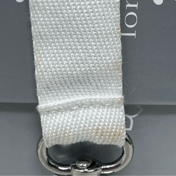 Red Canvas Semper K9 Supporter Patch Wristlet with White Strap - Picture 7 of 8